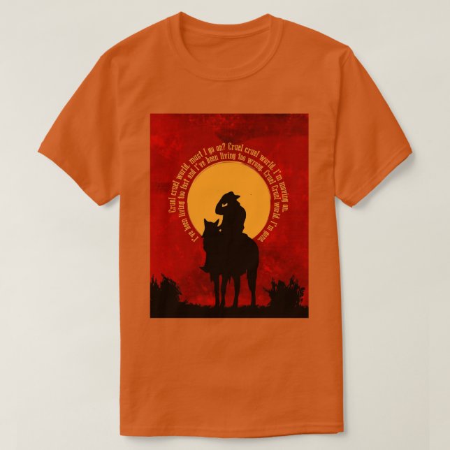 Cruel Cruel World T-Shirt (Design Front)