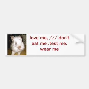 cruelty free bumper sticker