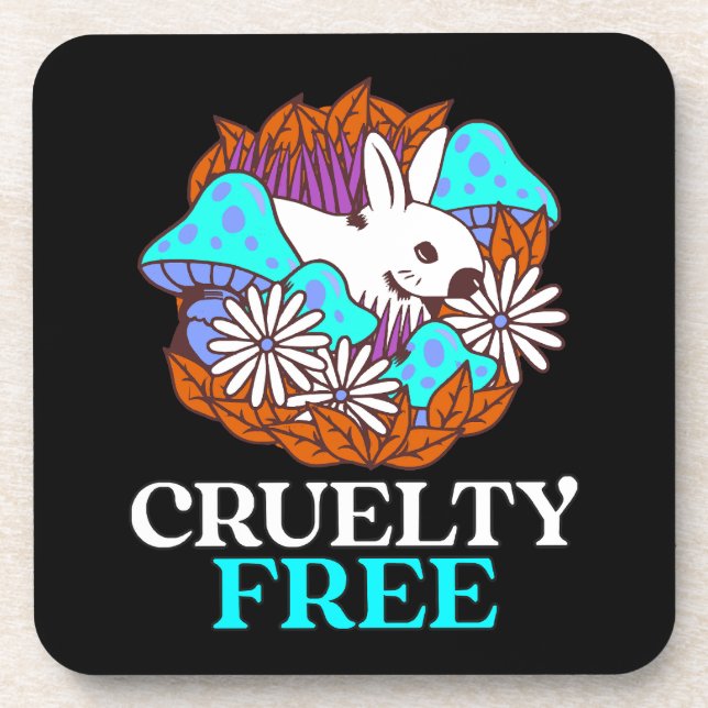 Cruelty free coaster (Front)