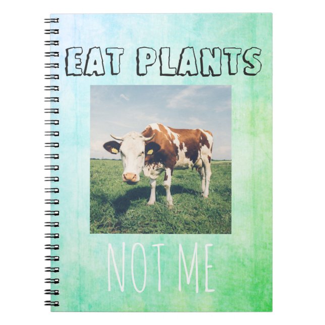 Cruelty free NOTEBOOK for vegan, vegetarian (Front)