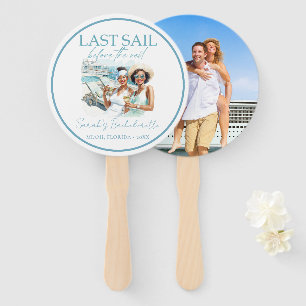 Cruise Bachelorette Party Photo Personalised  Hand Fan