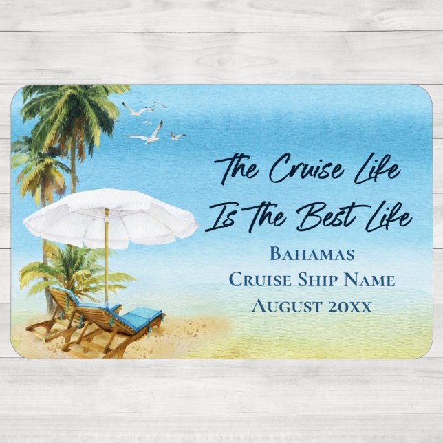 Cruise Bahamas Cabin Stateroom Door Marker Magnet (Creator Uploaded)