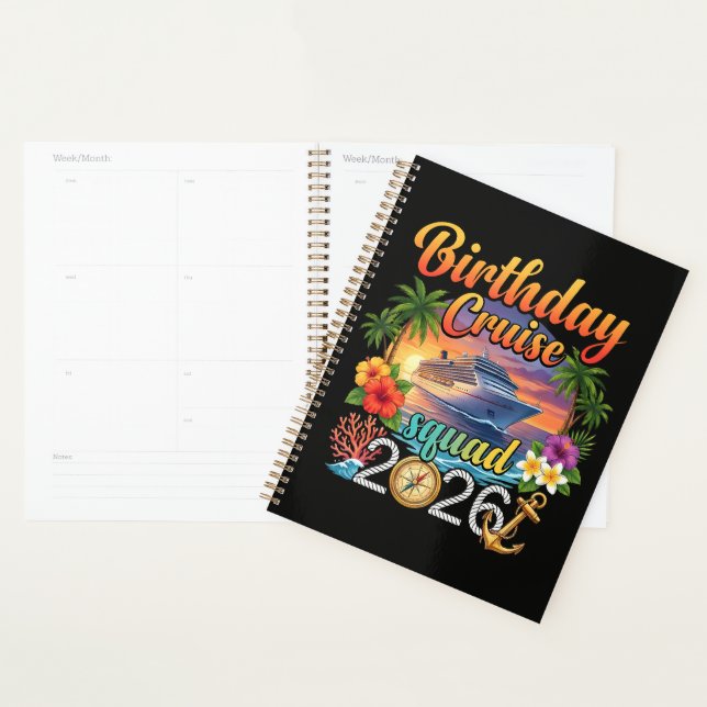 Cruise Birthday Party Vacation Planner (Display)