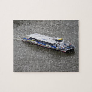 Cruise Boat on Thames Jigsaw Puzzle