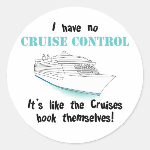 Cruise Control Classic Round Sticker