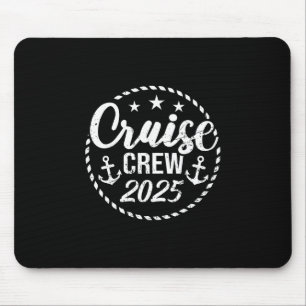 Cruise Crew 2025 Anchor Sailing Vacation Trip Grou Mouse Pad