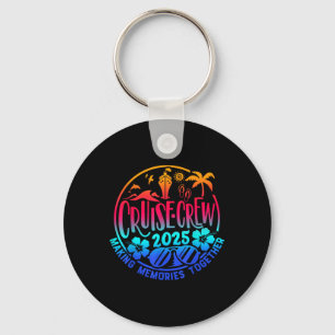 Cruise Crew 2025 Family Friends Vacation Matching Key Ring