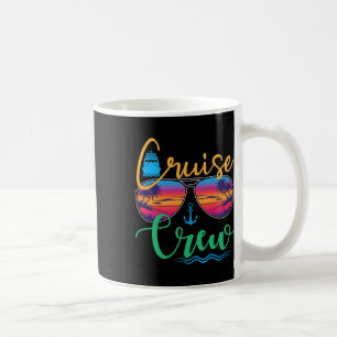 Cruise Crew 2025 Family Vacation Beach Matching Gr Coffee Mug