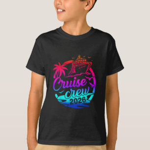 Cruise Crew 2026 Summer Vacation Trip Funny Matchi T-Shirt