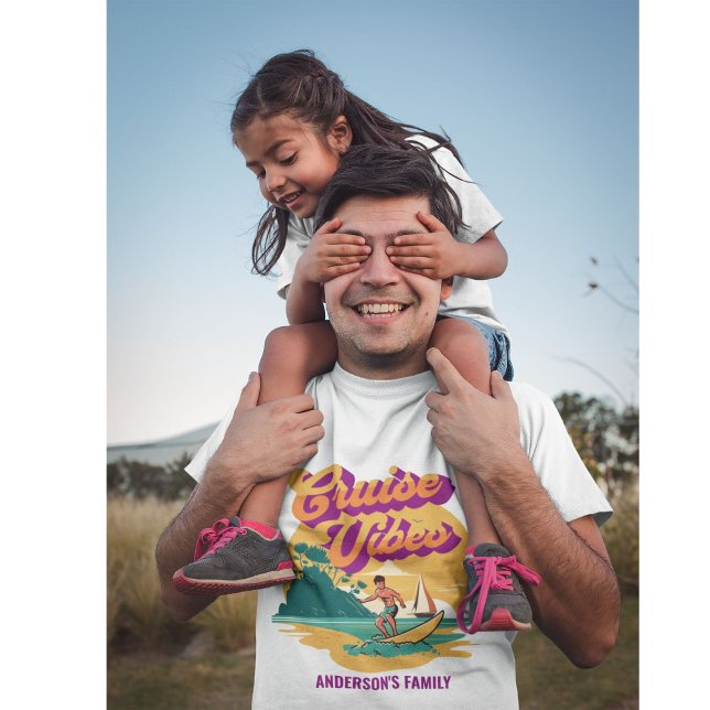 Cruise Crew Summer Family Reunion Sunset T-Shirt (Creator Uploaded)