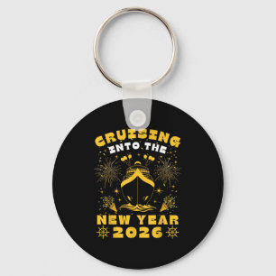 Cruise Cruising Into New Year 2026 Eve Party Match Key Ring