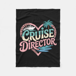 Cruise Director 1 Fleece Blanket