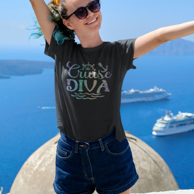 Cruise Diva Saying Cruising T-Shirt (Creator Uploaded)