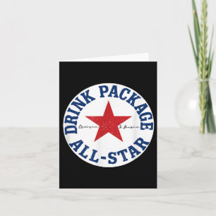 Cruise Drink Package All-star Fun Vacation Card