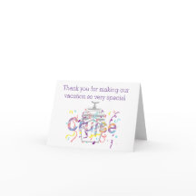 Cruise Employee Thank You Card