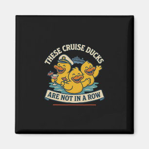 Cruise Fun Family Celebration With Ducks On Vacati Magnet