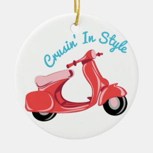 Cruise In Style Ceramic Tree Decoration