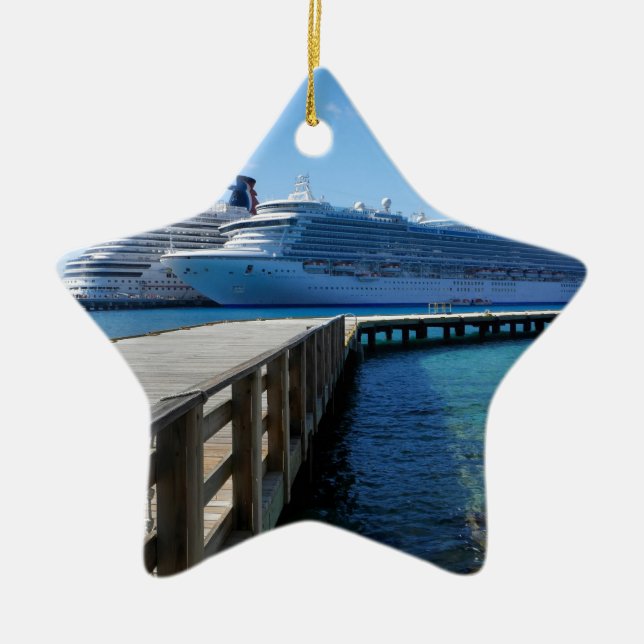 Cruise.JPG Ceramic Tree Decoration (Front)