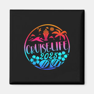 Cruise Life 2025 Family Vacation Matching Family G Magnet