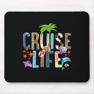 Cruise Life 2025 Friends Family Vacation Mouse Pad