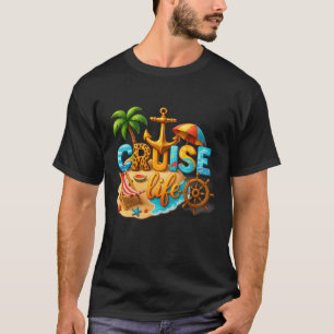 Cruise Life Tropical Paradise Beach Vacation Ancho T-Shirt