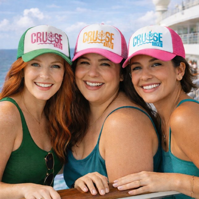 Cruise Life Trucker Hat (Fun Cruise Hats for those that love living the #CruiseLife)