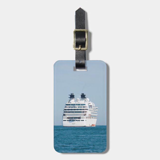 Cruise liner luggage tag (Front Vertical)