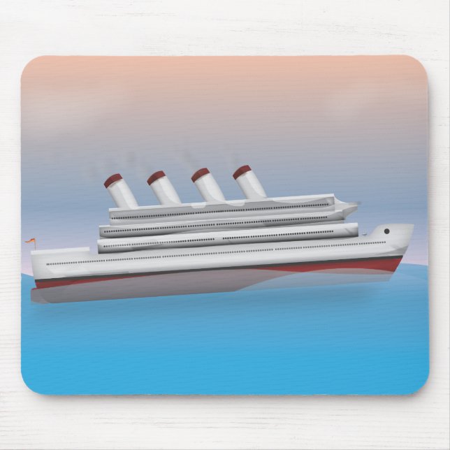 Cruise Liner Mouse Pad (Front)
