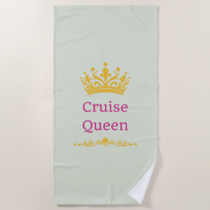   Cruise Lover Beach Towel