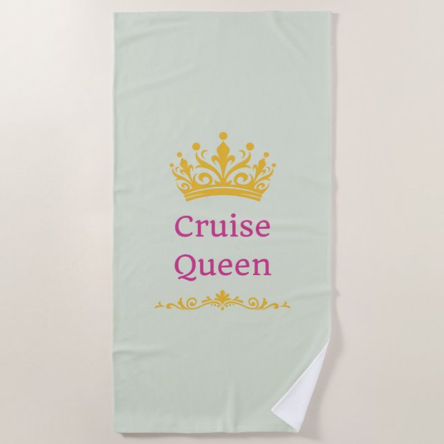   Cruise Lover Beach Towel (Front)