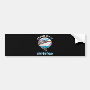 Cruise Lover Cruising Into My 70th Birthday Bumper Sticker
