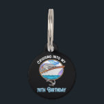 Cruise Lover Cruising Into My 70th Birthday Pet Tag<br><div class="desc">Cruise Lover Cruising Into My 70th Birthday</div>