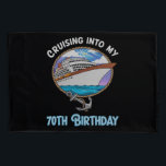Cruise Lover Cruising Into My 70th Birthday Pillowcase<br><div class="desc">Cruise Lover Cruising Into My 70th Birthday</div>