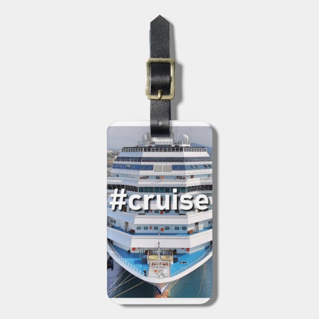 Cruise luggage tag (Front Vertical)