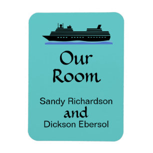 Cruise Magnet Cruise Ship Customisable Our Room ID