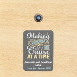 Cruise Making Memories Door Marker  Magnet<br><div class="desc">This design may be personalised in the area provided by changing the photo and/or text. Or it can be customised by clicking Personalise this Template and then choosing the click to customise further option and delete or change the colour of the background, add text, change the text colour or style,...</div>