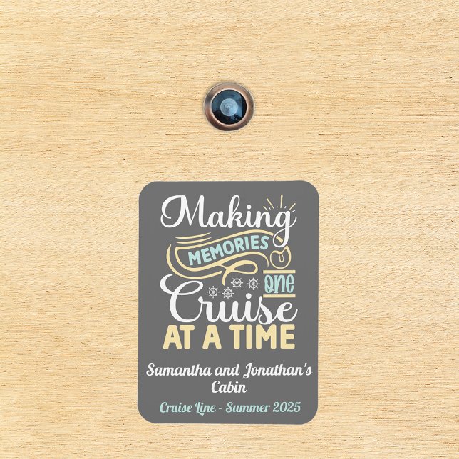 Cruise Making Memories Door Marker  Magnet (Creator Uploaded)