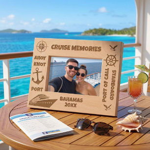Cruise Memories Personalised Cruising Etched Frames