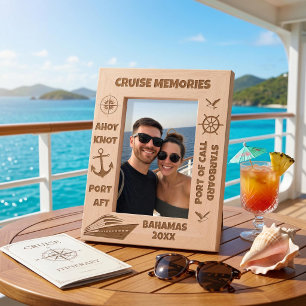Cruise Memories Personalised Cruising Etched Frames