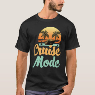Cruise Mode Anchor Womens Boating Family Cruise T-Shirt