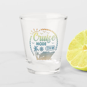 Cruise Mode  On 2025 Cruise Ship Shot Glass