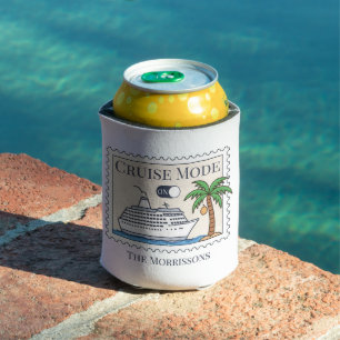 Cruise Mode On Personalised Can Cooler