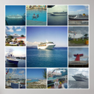 Cruise Mosaic Poster