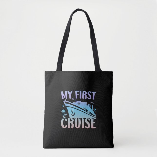 Cruise My First Cruise 2024 Family Vacation Cruise Tote Bag (Front)