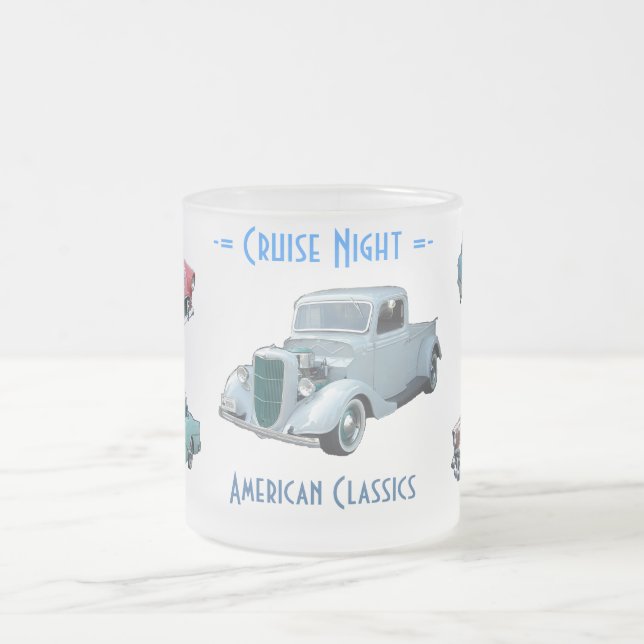 CRUISE NIGHT mug (frosted glass) (Center)