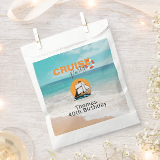 Cruise Party 40 Birthday Party Favour Bags