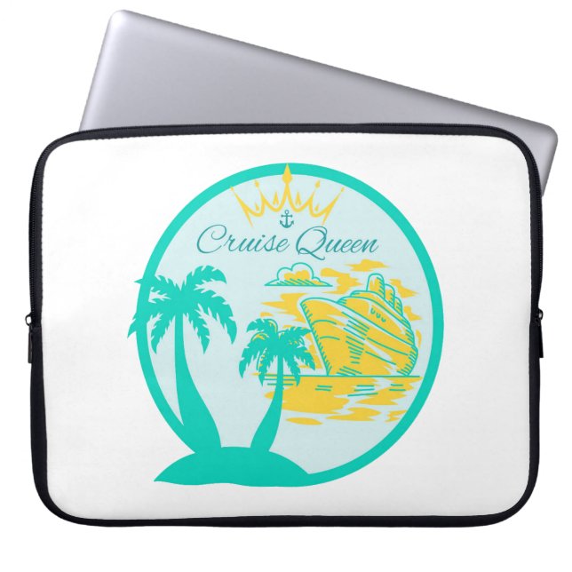 Cruise Queen Laptop Sleeve (Front)