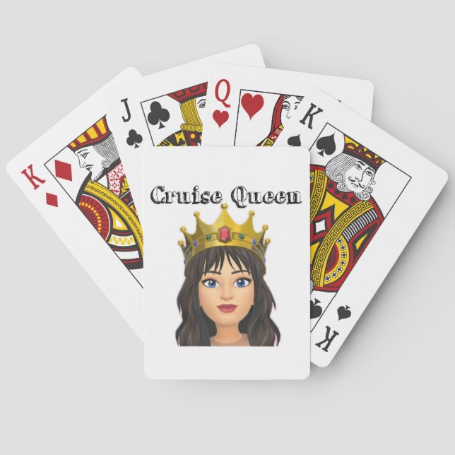 Cruise Queen playing cards (Back)