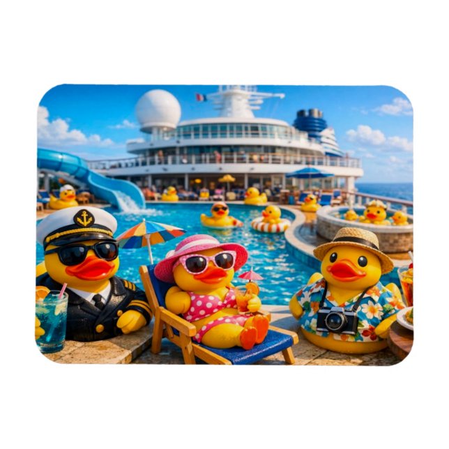 Cruise Rubber Duck - you found a duck  Magnet (Horizontal)