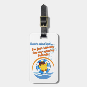 Cruise Sailing for Ducks Luggage Tag